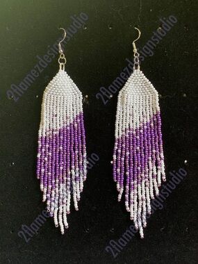 Handmade ‘Stardust’ Seed Bead Earrings - 5 Colors